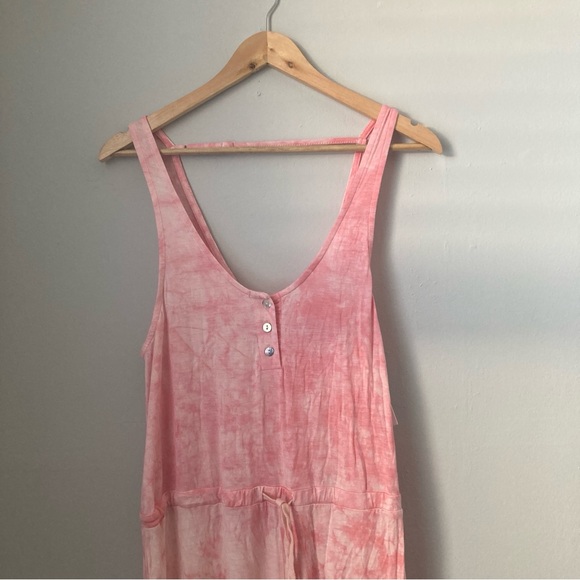 NWT New Some Days Lovin marble tie dye pink jumpsuit Jumper XS - Picture 2 of 15